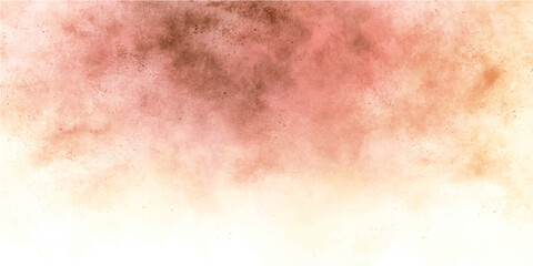 Obraz premium Pink and orange smoke particles swirling and drifting on white background with soft light and texture, creating abstract and ethereal atmosphere, perfect for graphic design and art projects.