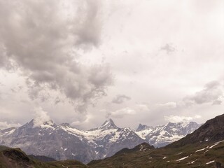 Obraz premium mountain landscape in the alps, mountain landscape with lake and mountains