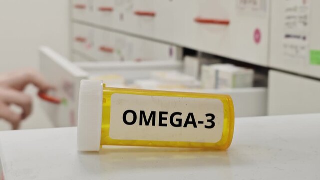 OMEGA-3 capsules for support heart brain and joint health essential fatty acids