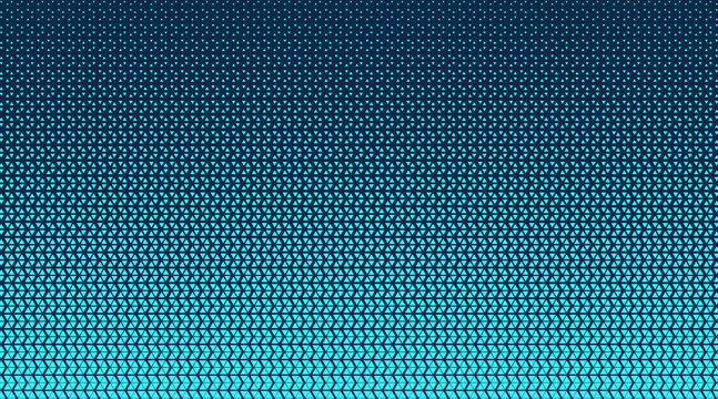 Abstract blue geometric pattern background, modern cyan carbon fiber texture vector, high-tech dark blue gradient backdrop for corporate design