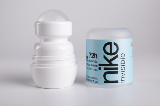 Nike Invisible roll-on antiperspirant deodorant on light background