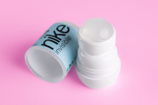 Nike Invisible roll-on antiperspirant deodorant on light background