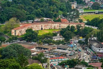 Fototapeta premium Scenic view of Kandy city in Sri Lanka, Asia 