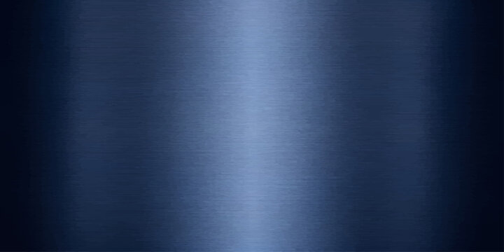 Brushed blue metal surface texture with subtle vertical lines, creating a sleek and modern background suitable for industrial or technological themes.