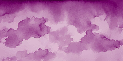 Fototapeta premium Abstract purple watercolor cloud texture, evoking a dreamy and ethereal atmosphere, perfect for digital art backgrounds and creative design projects.