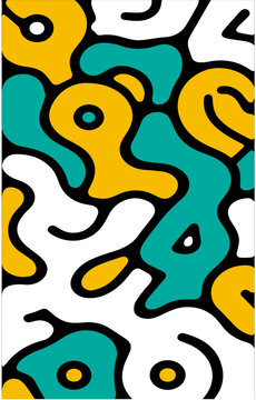 Abstract Organic Pattern, Amoeba Pattern, Modern Organic Texture, Seamless Organic Pattern, Biomorphic Pattern, Blob Pattern