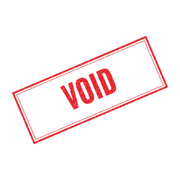 Red void stamp icon design