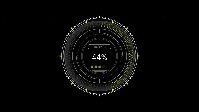Loading Bar Progress Animation HUD