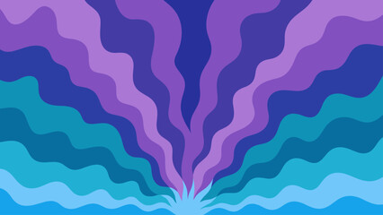 Obraz premium Abstract wavy colorful background with flowing shapes and vibrant color gradients