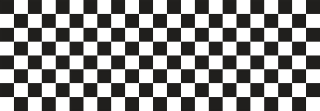 Chequered Flag Background. Chequered Flag Racing Banner. Motorsport Finish Line Backdrop