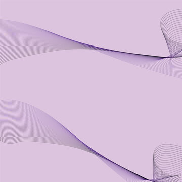 Modern Abstract Parallel Wave Lines Technology Background Vector