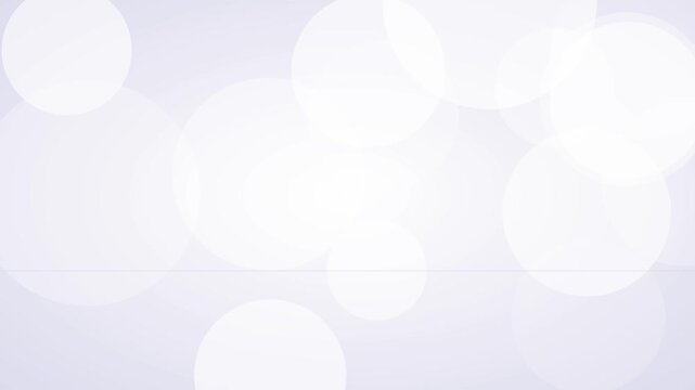 Soft animation 4k white bokeh background, with floating light, orbs and subtle, motion for presentations, and minimalist projects
