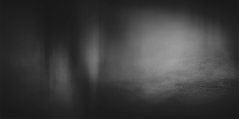 atmospheric foggy forest scene with eerie vertical light streaks creating a mysterious and haunting mood. © NOT BAD