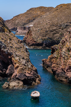 taking a day ferry trip to Berlunga Island, Portugal