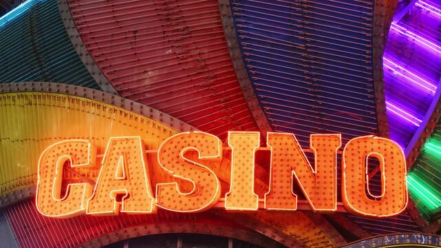 neon casino sign in the city of macau