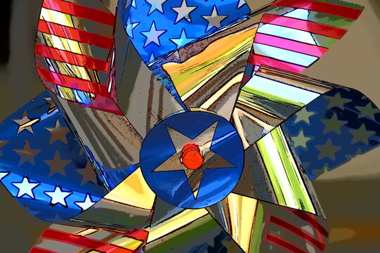Patriotic Pinwheel