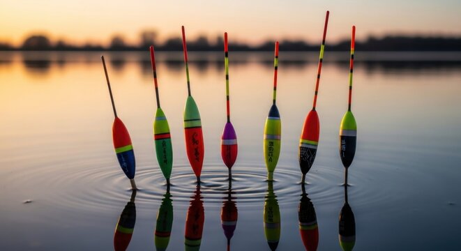 Assortment of Colorful Fishing Floats 20260307