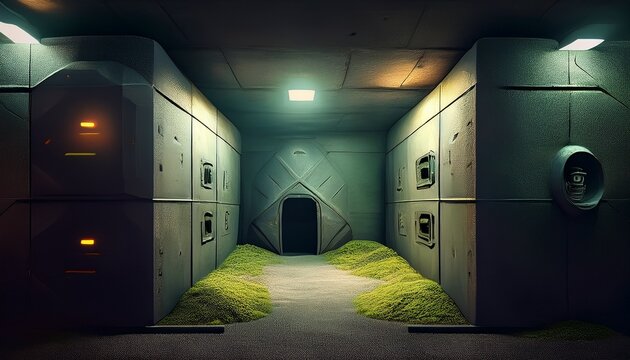 underground bunker concrete bunker for safety and security