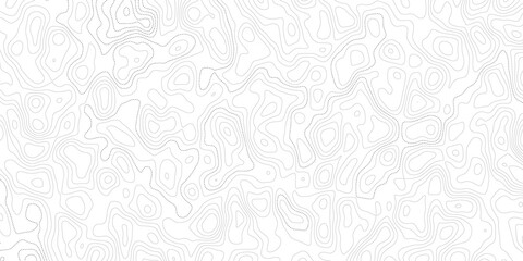 Modern white topographic map background with abstract contour lines, geographic elevation grid, paper texture effect, vintage outdoors theme and world map template vector design © Noor Al Barakah