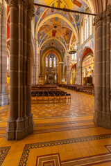 Fototapeta premium Peter and Paul cathedral interior in Osijek, Croatia