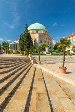Gazi Kaszim Pasha mosque church in Szechenyi ter, Pecs