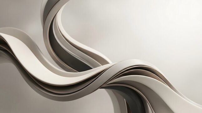 Wavy Metallic Ribbons