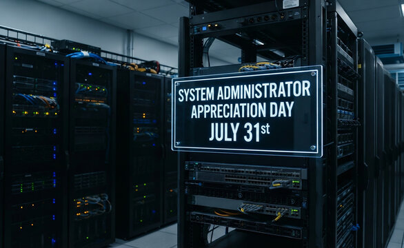 System Administrator Appreciation Day July 31st Server Room