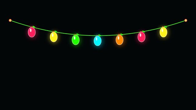 A sequence of glowing vibrant strings featuring festive diwali festival light displays using sustainable lamps suspended across a dark void to celebrate cultural illumination events annually