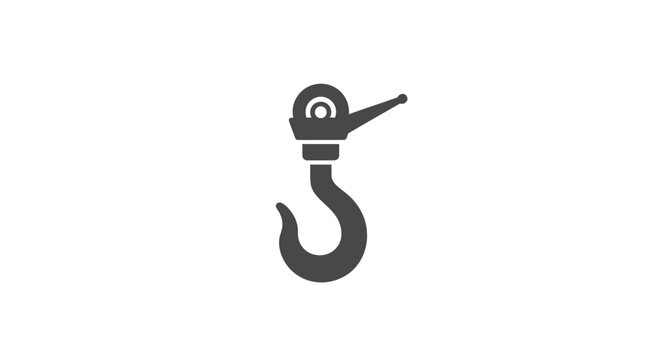 Graphic illustration of a hook.