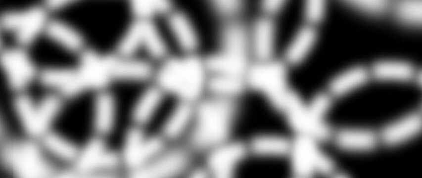 organic shape pattern, flowing line wavy abstract texture irregular pattern, circle rotates with glowing lines, Wheel loading concept, trendy concept bubble elegant Digital 4k video