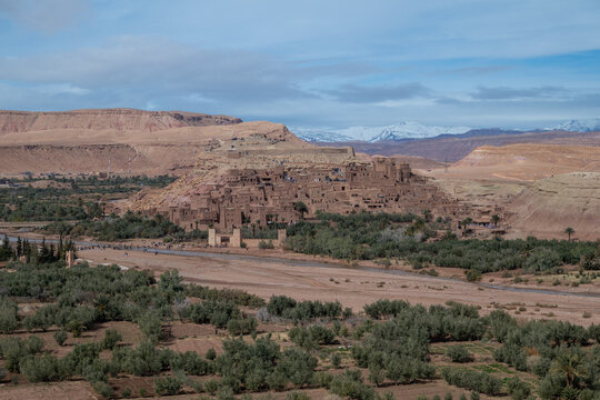 Ait Benhaddou Panoramic View - Morocco