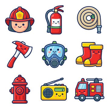 Fire Truck Emergency Response Vehicles.