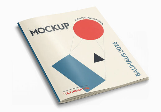 Magazine Flat Cover Mockup