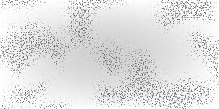 Subtle grey dots pattern on white background with distressed texture. A repeating organic texture with irregular shapes