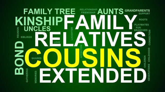 Cousins Word Cloud