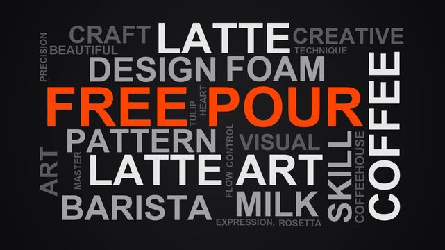 Free Pour Word Cloud