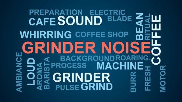 Grinder Noise Word Cloud