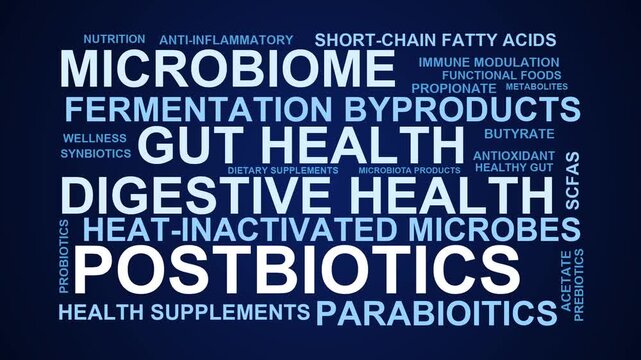 Postbiotics Word Cloud