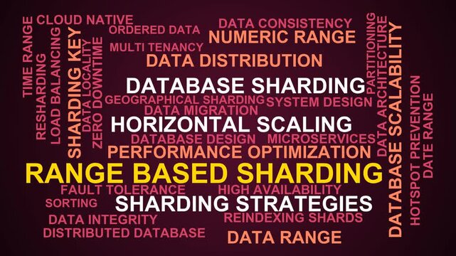 Range Based Sharding Word Cloud