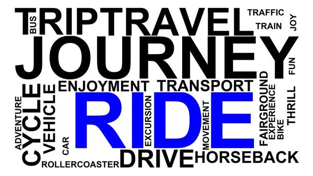 Ride Word Cloud