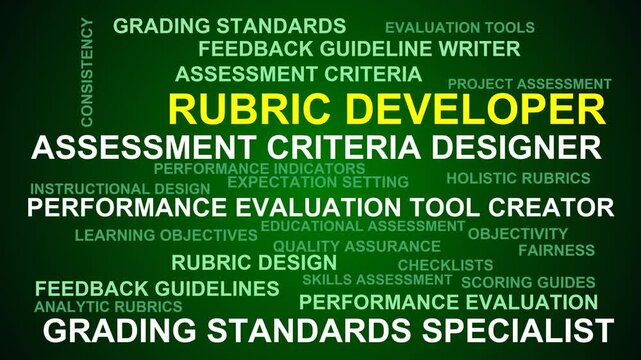 Rubric Developer Word Cloud