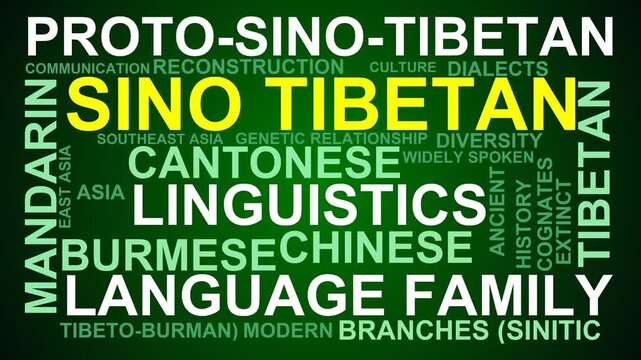 Sino Tibetan Word Cloud