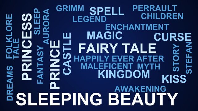 Sleeping Beauty Word Cloud