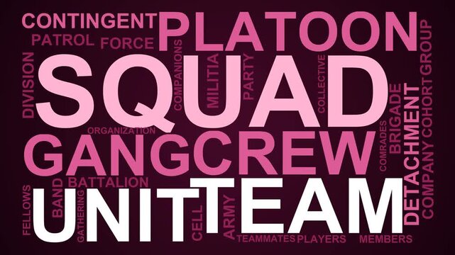 Squad Word Cloud