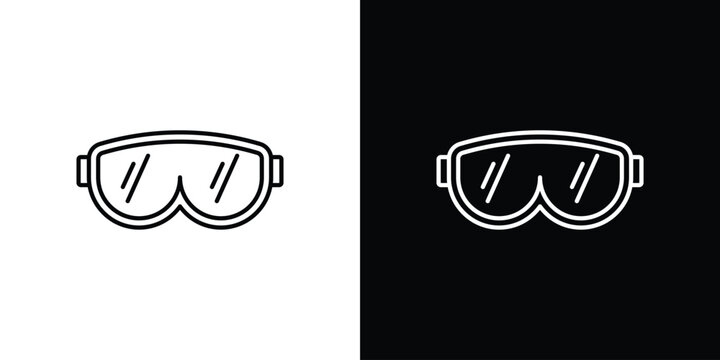 Ski goggles icon