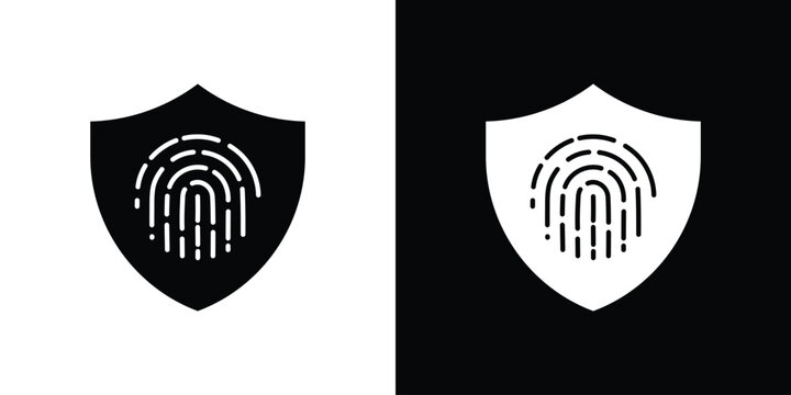 Biometric security icon
