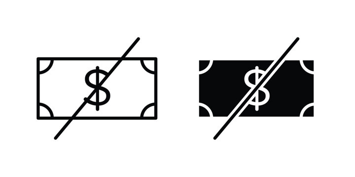 No money icon