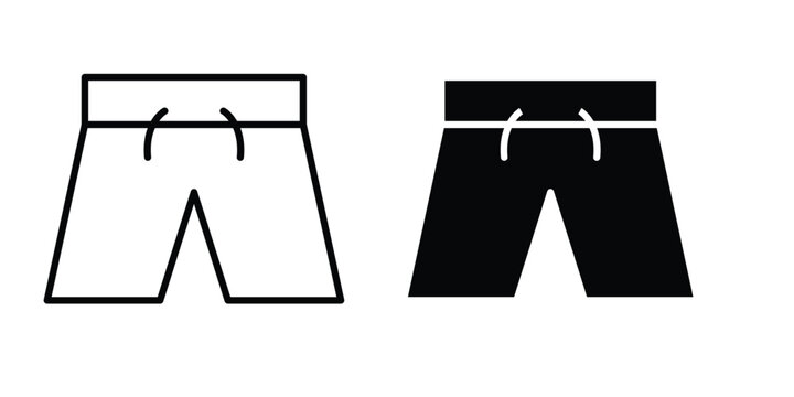 Beach shorts icon