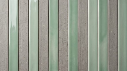 Fototapeta premium South korean pattern vertical green striped stone tile with traditional seamless background