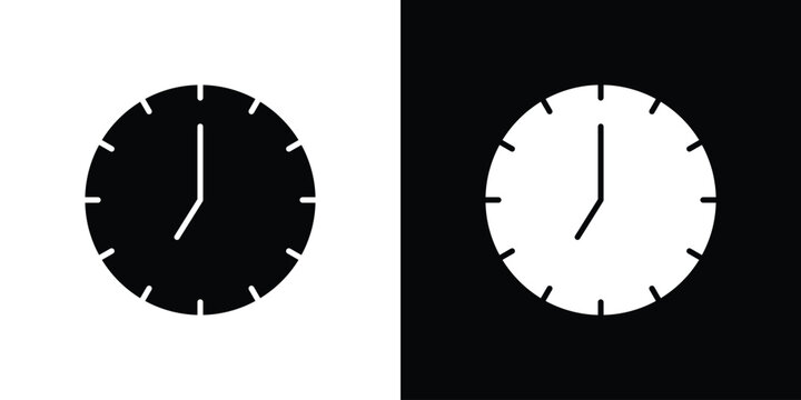 Clock seven icon
